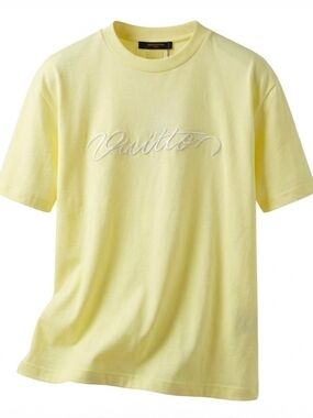 Louis Vuitton Embroidered Signature T-Shirt XL
